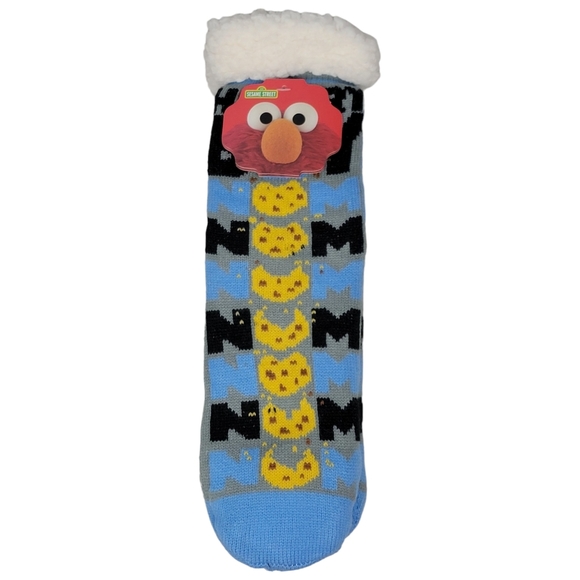 Sesame Street Cookie Monster Sherpa Non-Slip Socks 2019 - Picture 1 of 5
